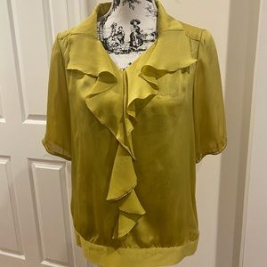 Limited blouse ruffle detail